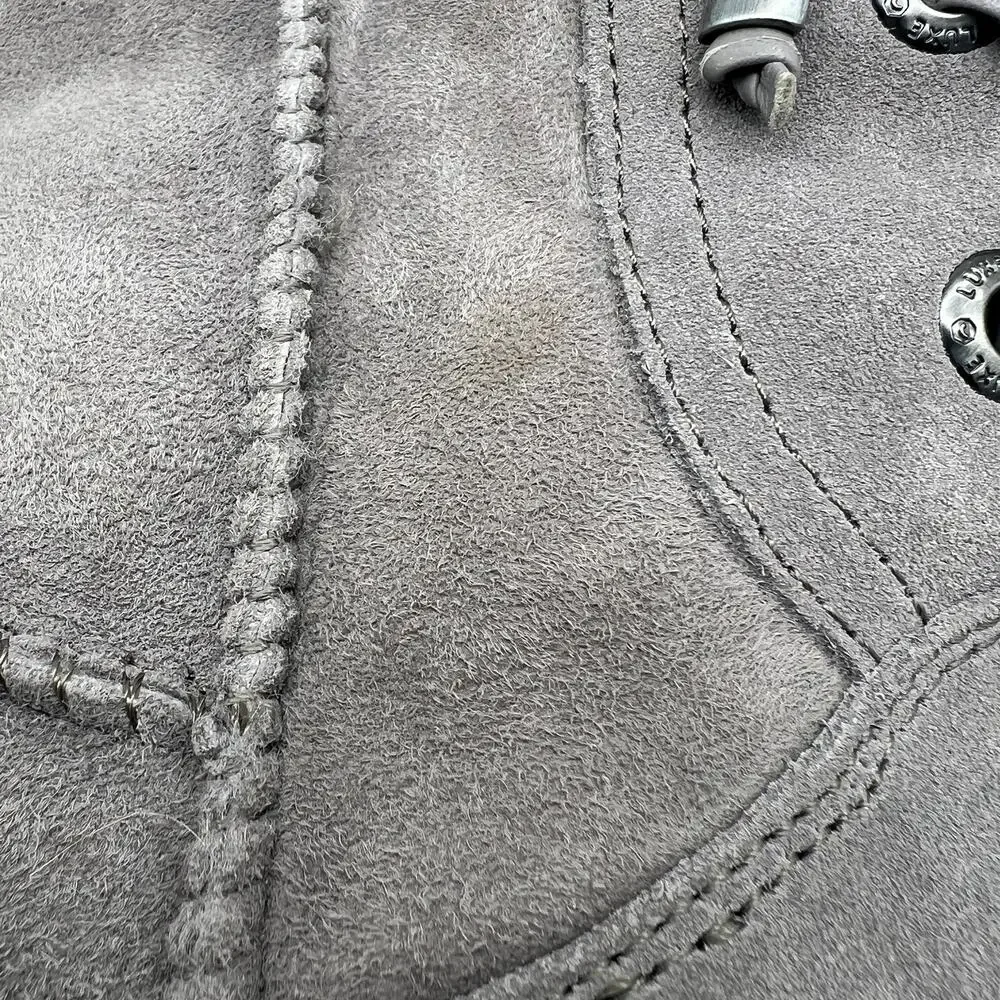 Australia Luxe Collective Women's Gray Suede Lace Up Ankle Boots Size US 5 EU 36